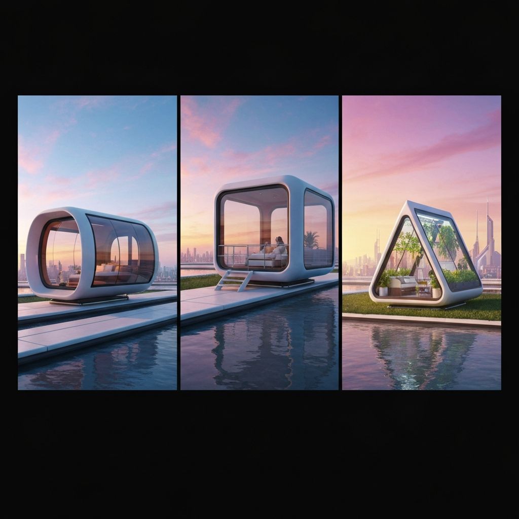 Triptyque 'Les Trois Capsules'